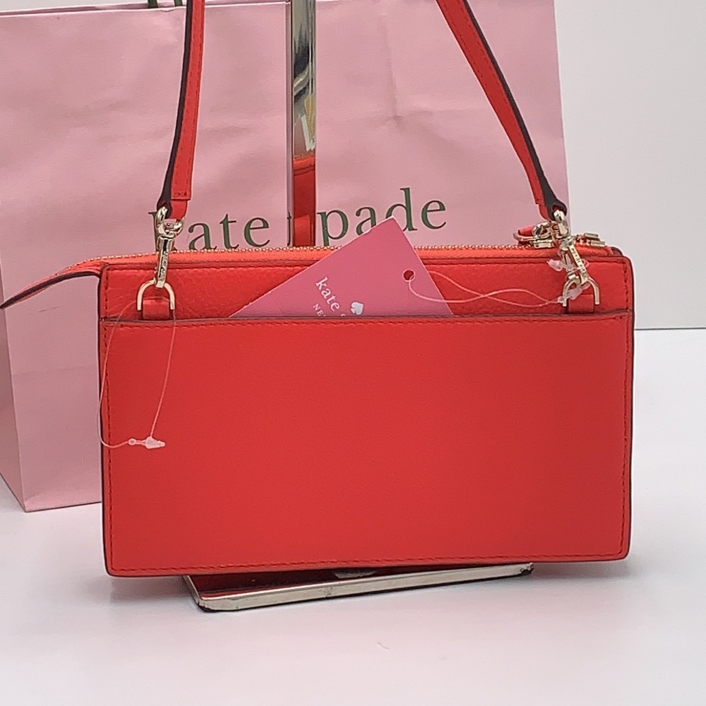 KATE SPADE JACKSON SMALL TAB CROSSBODY STOPLIGHT COLOR - Picture 2 of 13